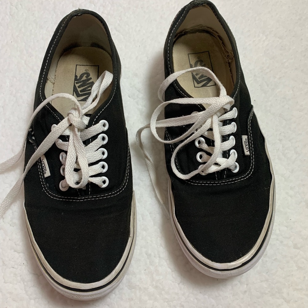 vans men shoes black size 9
